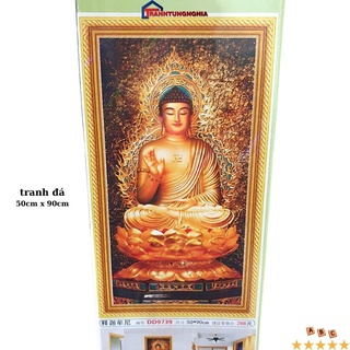 Tranh đính đá phật a di đà DD9739 (50cm x 90cm)