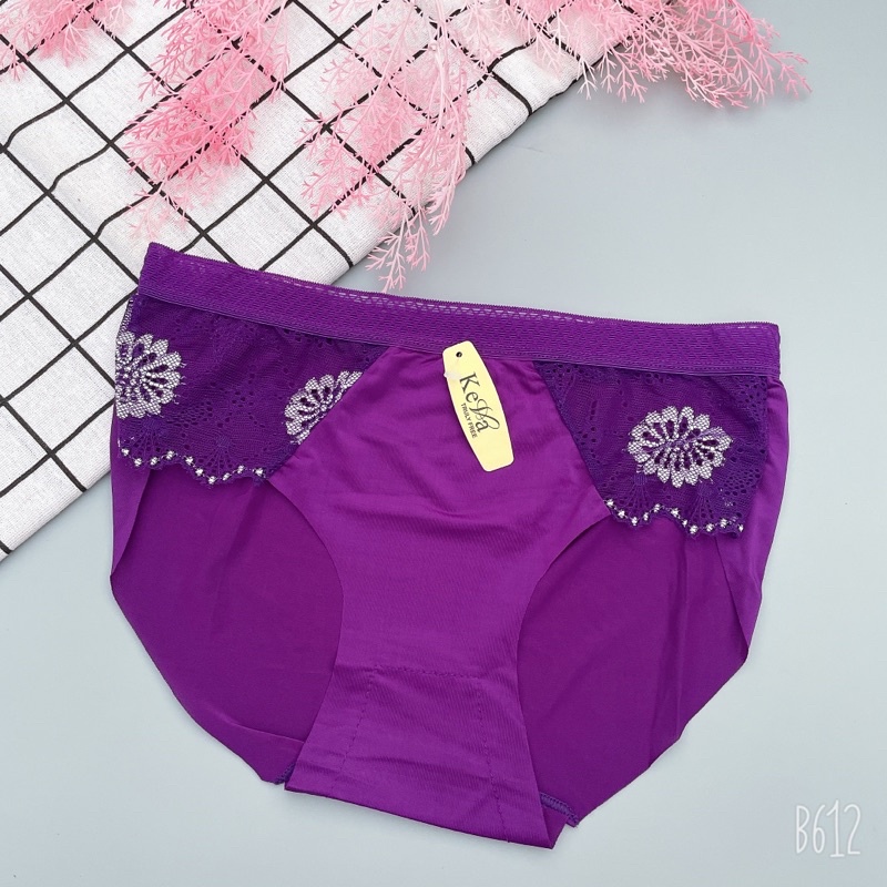 Quần lót su phối ren mềm mại fom 48-58kg vừa (lẻ 1c)