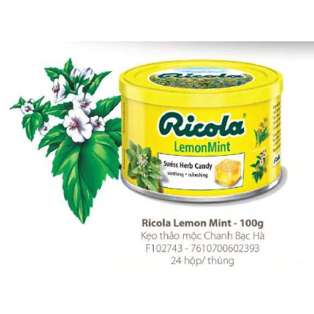 Kẹo Thảo Mộc Ricola 100g