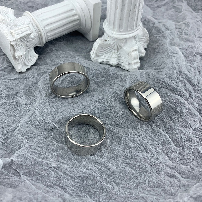 Nhẫn Đôi Bằng Thép Không Gỉ Cao Cấp Thời Trang