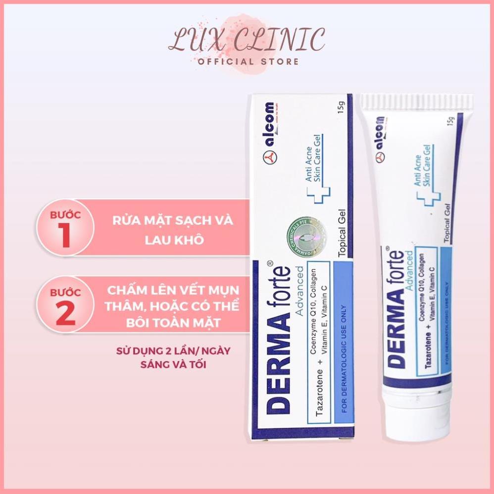 Kem ngừa mụn Gamma Derma Forte Acid Azelaic mờ thâm cho da nhạy cảm 15g