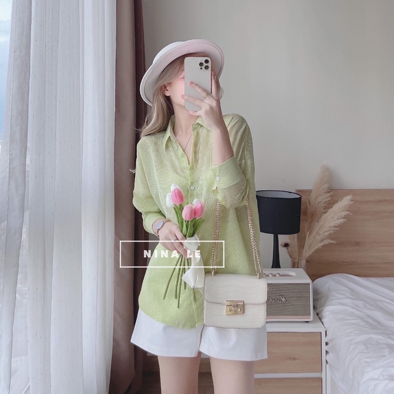 set somi kẻ sọc kèm short | BigBuy360 - bigbuy360.vn