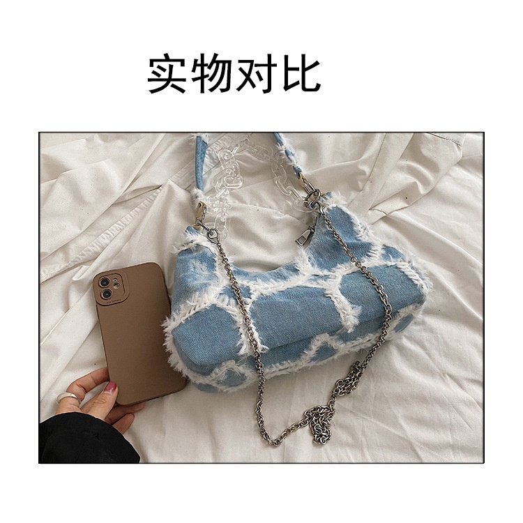 Túi Xách JASMIN NOIR Đeo Chéo Họa Tiết Sọc Caro Thời Trang Cho Nữ
