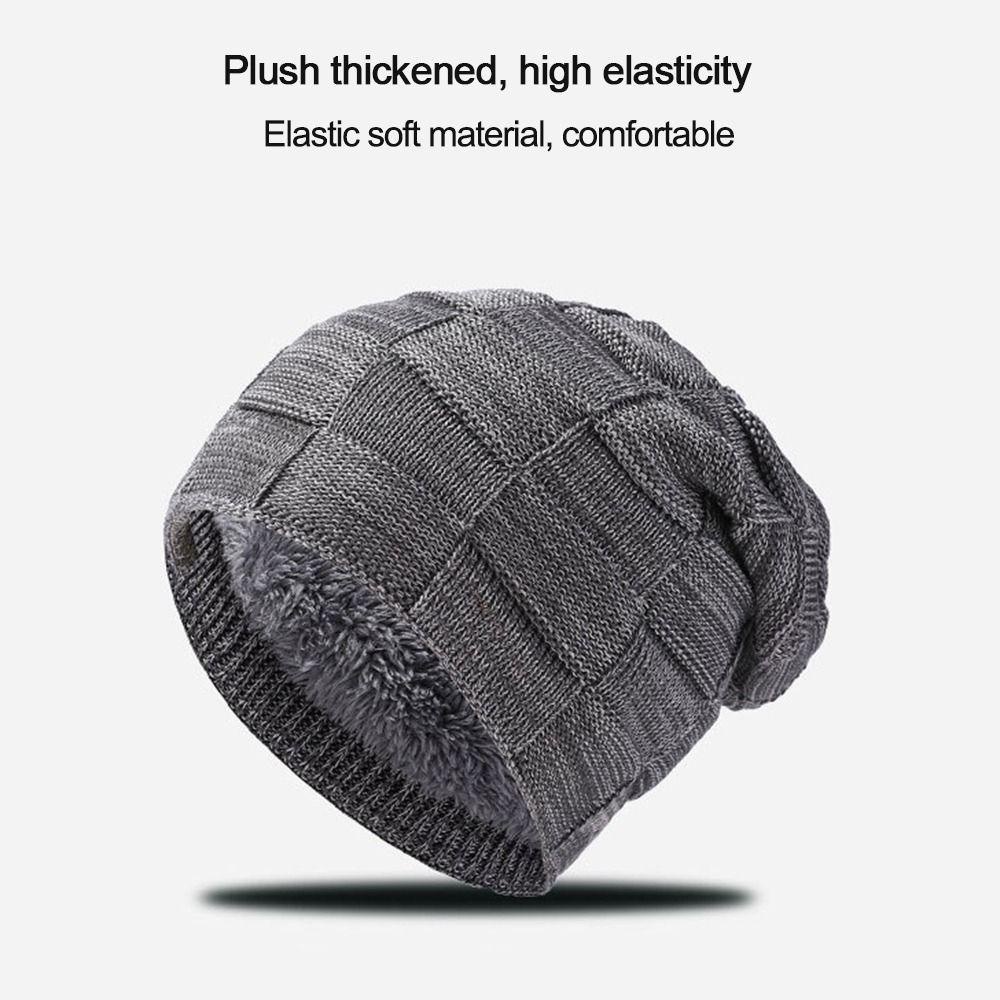 EBINLANDS Mũ beanie Dày Giữ Ấm Có Thể Chạm Màn Hình Cảm Ứng