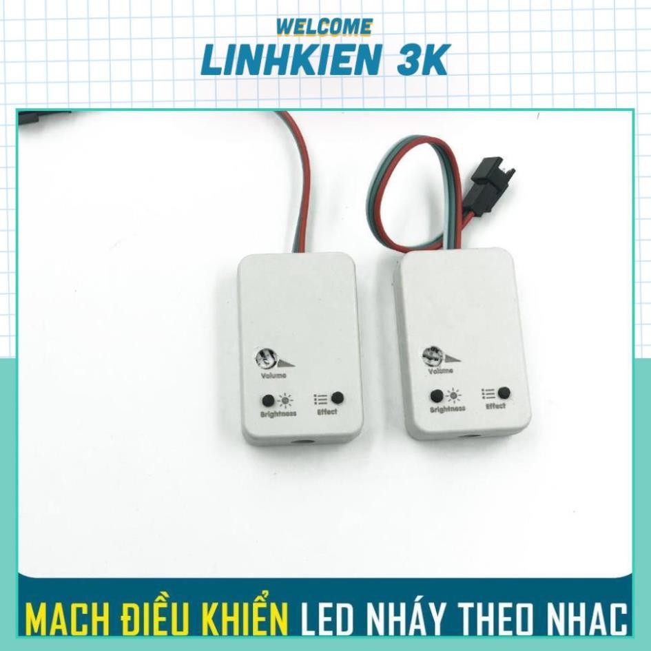 Mạch điều khiển ĐÈN LED nháy theo nhạc 1903 FullColor [ Đã nạp Full hiệu ứng ]