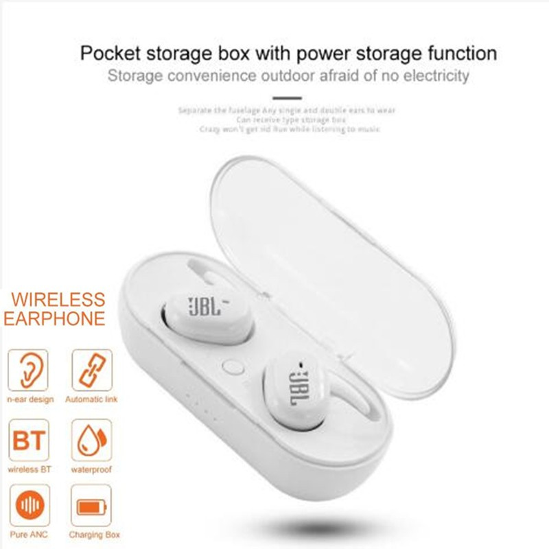 Jbl Speaker Bluetooth Headset Wireless Earphone Earbuds Headphone