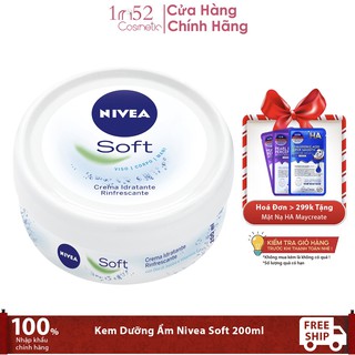 Kem Dưỡng Ẩm Nivea Soft 200ml Của Đức
