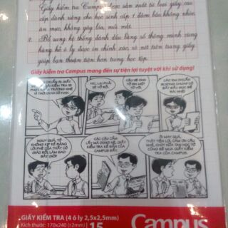 Giấy kiểm tra campus 4ôly