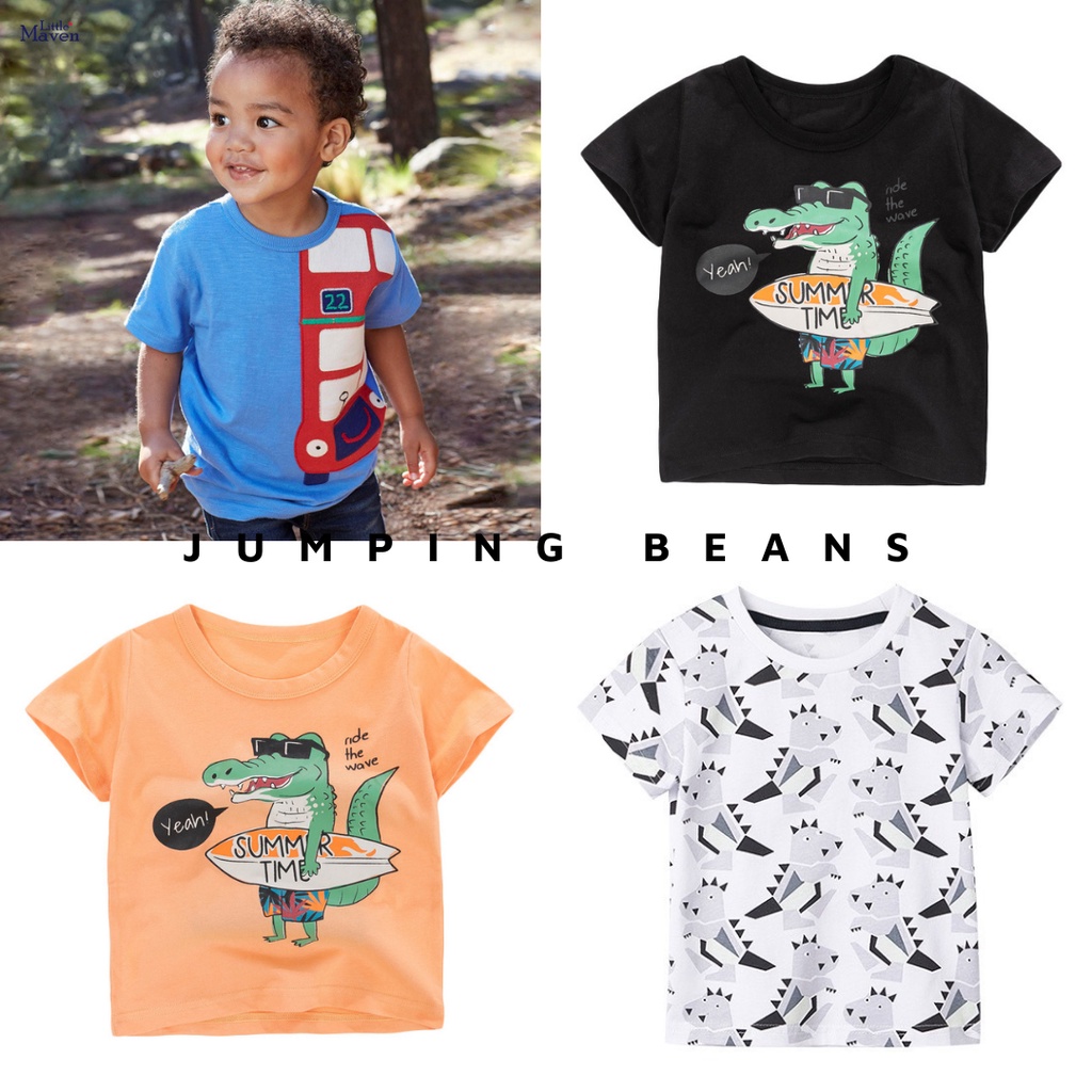 Áo Hè Cotton Cho Bé Trai 2-7 Tuổi Mẫu Mới 2022 Mã 4 - Jumping Beans Official Store