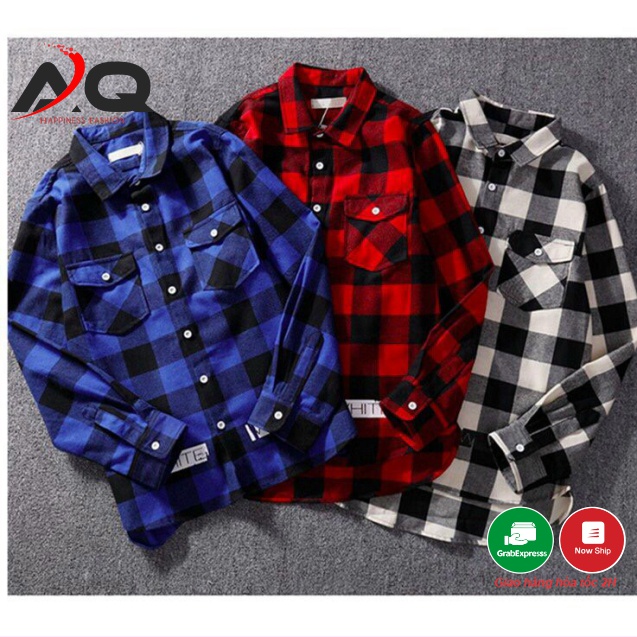 Áo Sơ Mi Flannel chống nắng Caro Nam Nữ Đẹp Áo Sơ Mi Flannel Nam Nữ Cực Chất Nhiều Mẫu Phong Cách