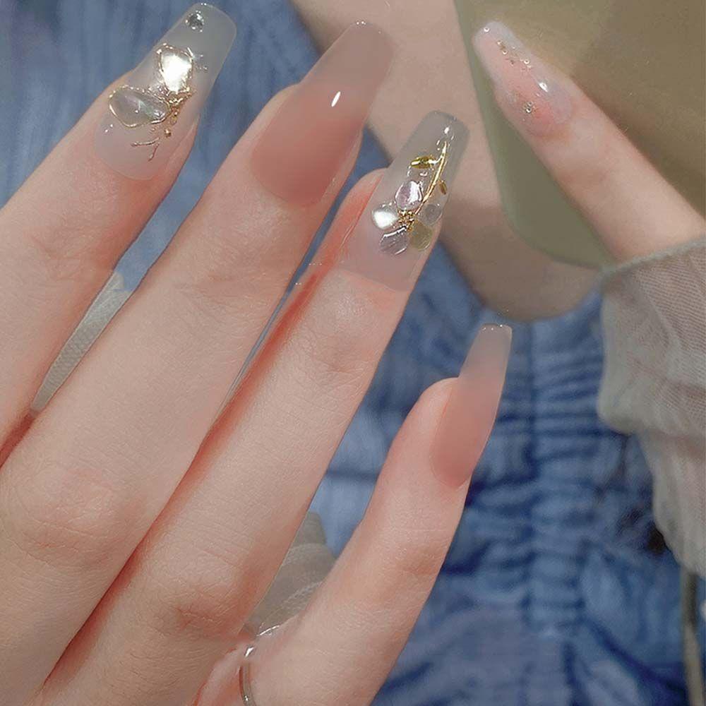 Lọ Vảy Kim Tuyến Trang Trí Móng Tay 3D Sáng Bóng Charms|Hộp Vỏ Sò Đính Móng Tay Lấp Lánh