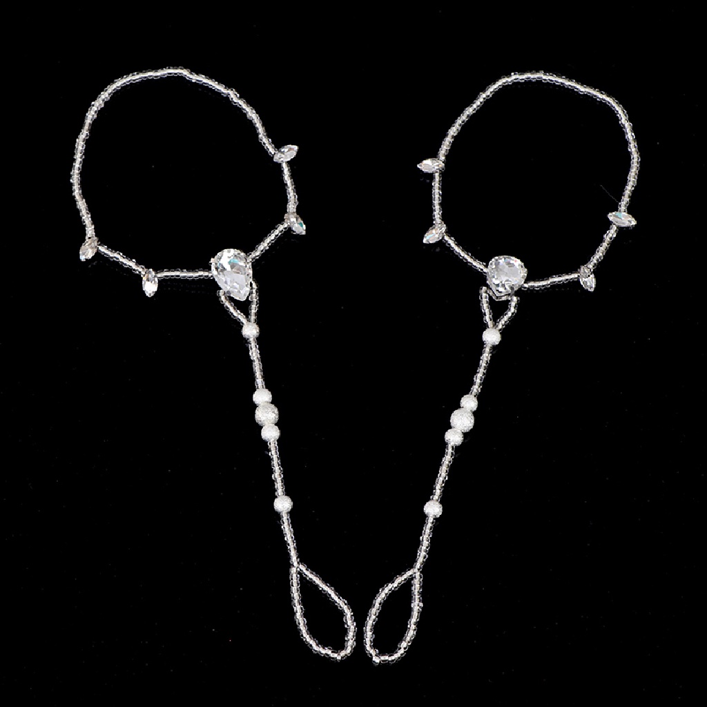 CE Rhinestone Anklet Bracelet Beach Barefoot Sandal Anklet Chain Foot Boho Anklet RI