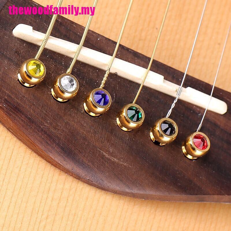 Chốt dây đàn guitar đồng thau nguyên khối