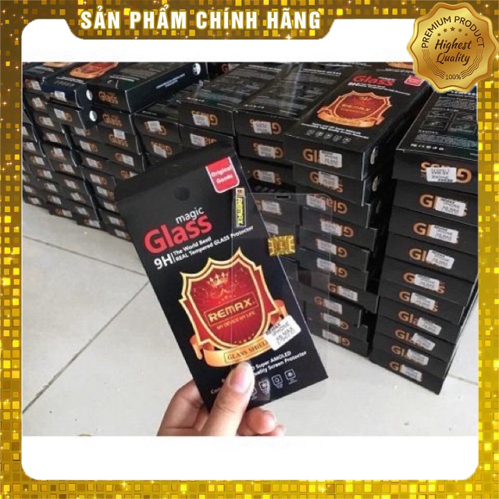 KÍNH CƯỜNG LỰC Siêu Mỏng 0,1 mm CHÍNH HÃNG REMAX đủ mã từ iPhone 6 cho tới iPhone 11promax
