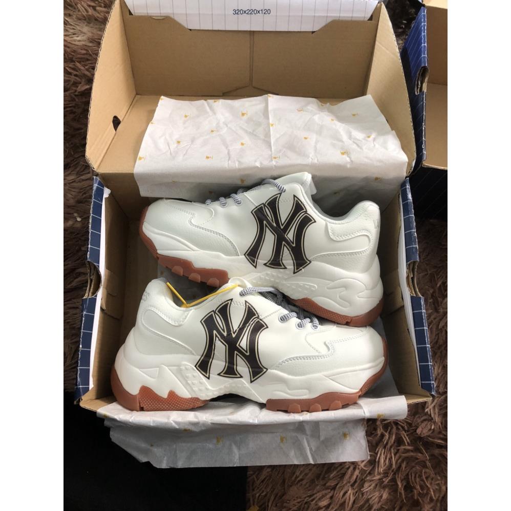 Xả kho Sale Lớn  giày thể thao mlb ny đế nâu độn đế nam nữ siêu xinj giày sneaker thỏ store