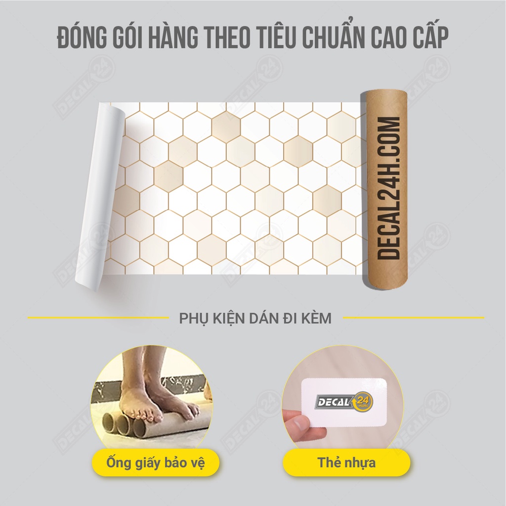 Giấy Dán Bếp Cao Cấp Decal24h chịu nhiệt chống Dầu mỡ, Dễ lau chùi, Decal dán bếp nhiều mẫu đẹp Hiện đại - DGB-A02DB | BigBuy360 - bigbuy360.vn