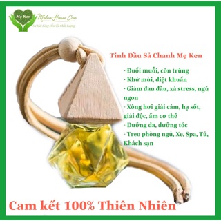 TINH DẦU SẢ CHANH MẸ KEN TREO XE, PHÒNG,TỦ, SPA …[100%Thiên nhiên, khử mùi, diệt khuẩn, đuổi muỗi côn trùng]