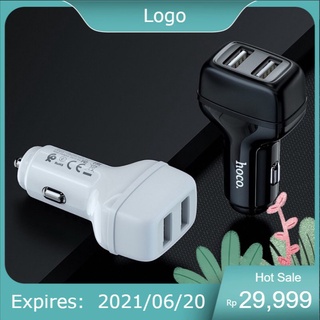 Cóc sạc xe hơi củ sạc xe hơi sạc nhanh không nóng máy kết nối 2 cổng usb Hoco Z36 chính hãng