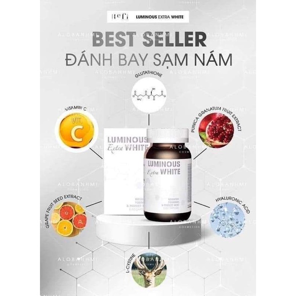 Viên uống trắng da, trẻ hóa da LUMINOUS WHITE