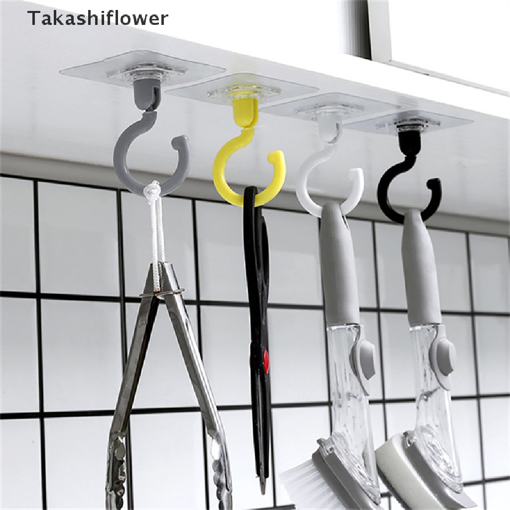 Móc Treo Đồ Dán Tường / Cửa Xoay 360 Độ Tiện Dụng Cho Nhà Bếp