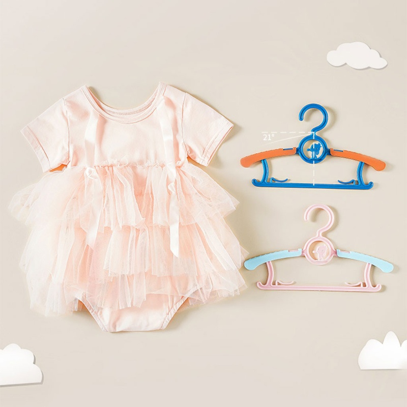 Bộ 20 Móc Treo Quần Áo Chống Trượt Có Thể Điều Chỉnh Cho Bé