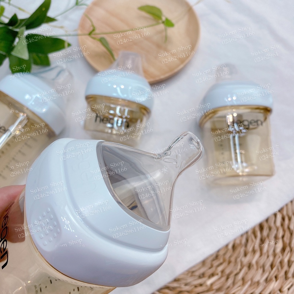 Bình Sữa Hegen nhựa PPSU đủ size 60m/125ml/240ml/330ml