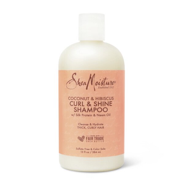 Dầu gội/Xả/Xịt dành cho tóc uốn,xoăn giữ nếp SheaMoisture Coconut and Hibiscus Hold and Shine