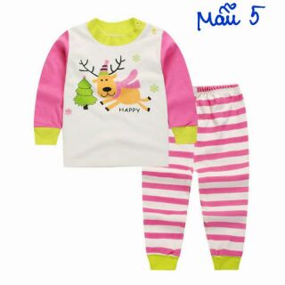 Set 2 bộ cotton Linkcard cho bé gái