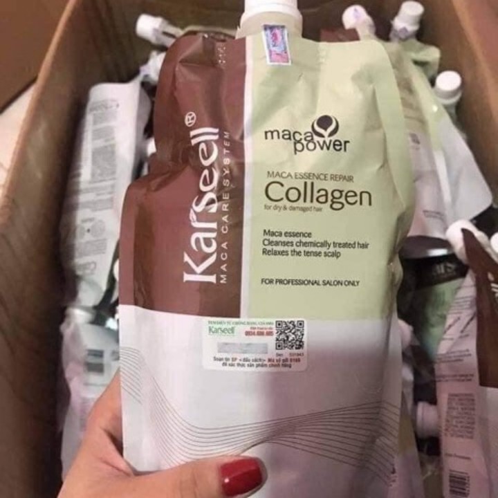 [ Chính Hãng] Kem Ủ Tóc Collagen Karseell Cao Cấp Salon Óng Mượt Dành Cho Tóc Hư Tổn Nặng