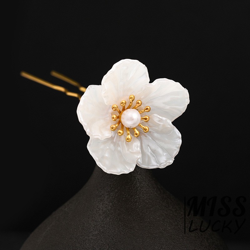 Set 3 Kẹp Tóc Hình Hoa Xinh Xắn Dành Cho Nữ