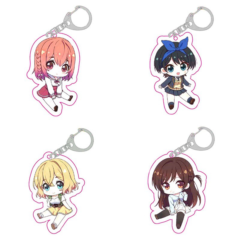 Móc khóa trang trí hình nhân vật Chizuru Mami Sumi Ruka trong anime