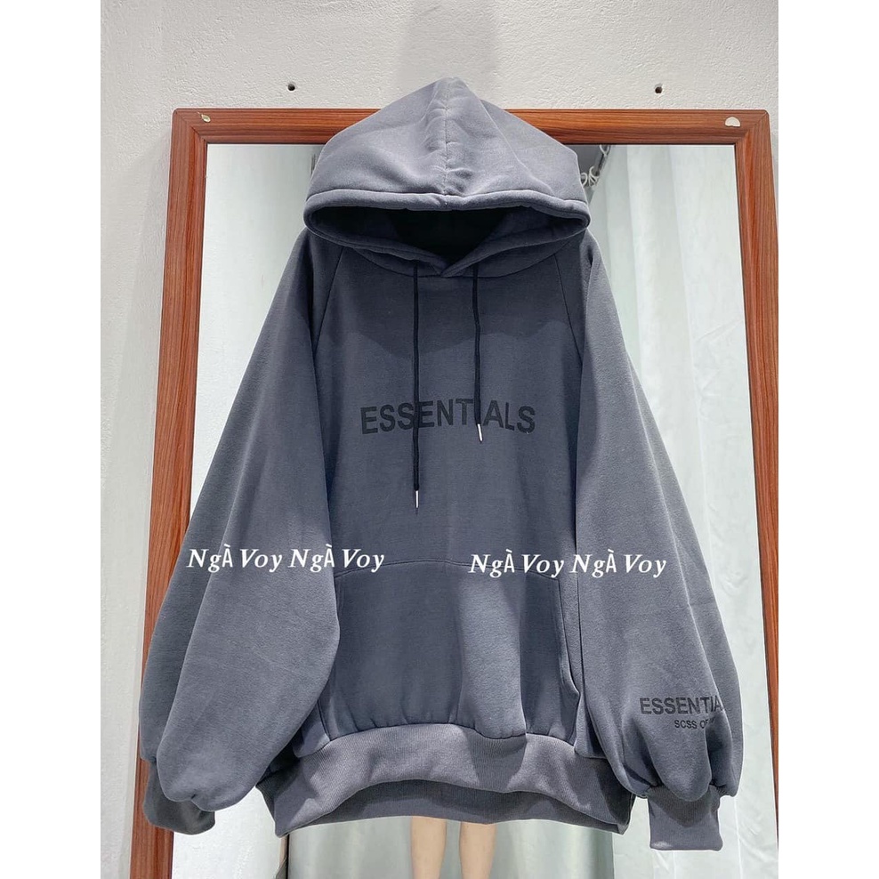 Áo Hoodie Essentials - Chất Nỉ Bông Cotton Dày Dặn - Áo Nỉ Bông Hoodie Unisex Nam Nữ | BigBuy360 - bigbuy360.vn