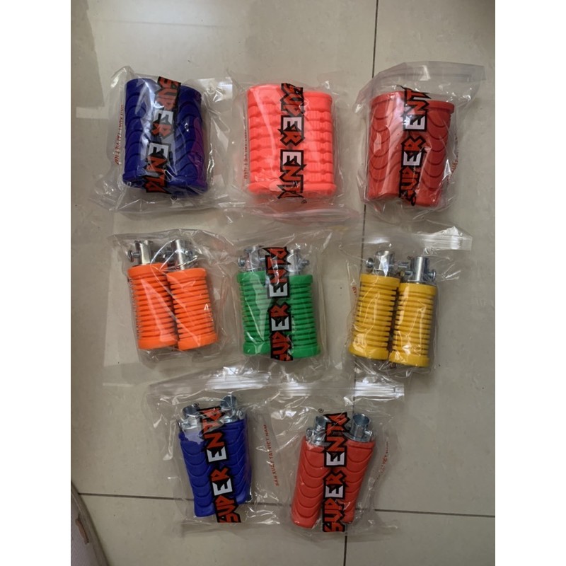 {FREE SHIP} Để chân cao su màu dành cho các loại xe số, nhiều màu sắc