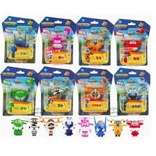 Super wings đội bay siêu đẳng đồ chơi trẻ em máy bay mini biến thành rô bốt (1 nhân vật)