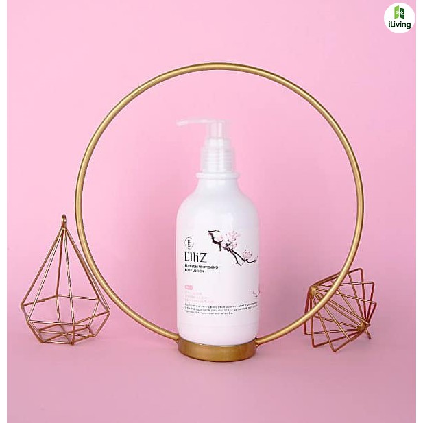 [Mã INCU50 giảm 50K đơn 250K] Kem dưỡng trắng da body Elliz Blossom Whitening Body Lotion 300ml ILIVING-ELLDT