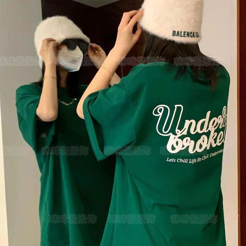 Áo Thun Tay Ngắn Dáng Rộng Thiết Kế Mới Thời Trang Mùa Hè Theo Phong Cách Hàn Quốc Cho Nữ