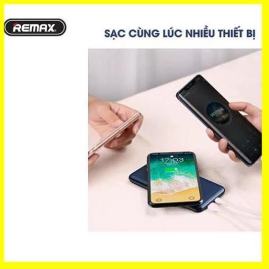 Pin Sạc Dự Phòng Mini Không Dây Remax 10.000mah RPP-152, Cục Sạc Dự Phòng Không Dây, Tích Hợp Giá Đỡ, Bảo Hành 6 Tháng