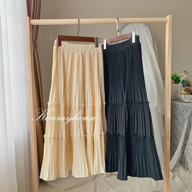 Chân váy dập ly 🍀( kèm hình thật) hàng QC | BigBuy360 - bigbuy360.vn