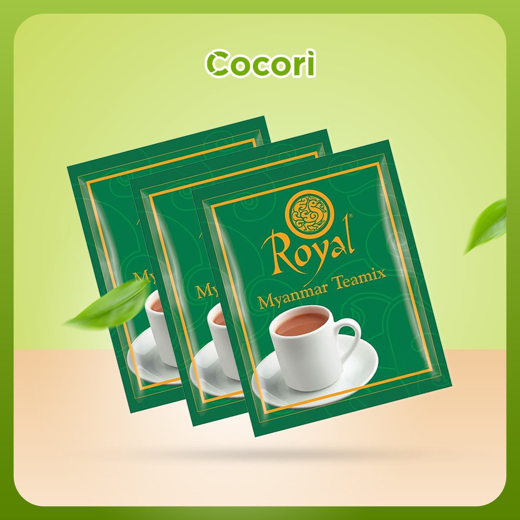 Trà Sữa Tự Pha Royal Myanmar Teamix Trà Sữa Hòa Tan Myanmar Gói Nhỏ 20 Gam COCORI