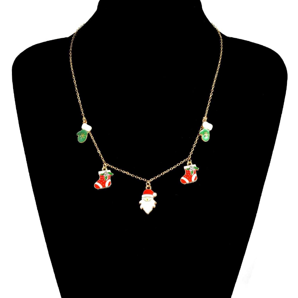 Vòng cổ thiết kế hình giáng sinh xinh xắn
