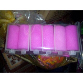 6 lô cuốn xoăn tóc bằng xốp