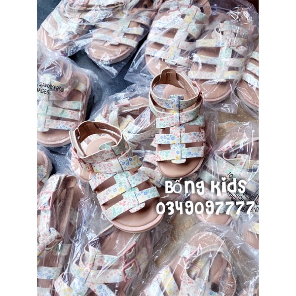 Sandal Bé Gái Chiến Binh Hoa Lá F&amp;F