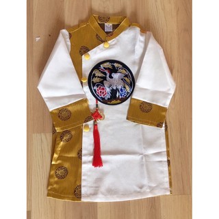 áo dài bé trai - Khánh hạc thêu