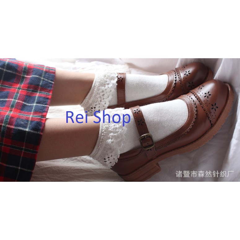 Tất chân lolita - Tất chân ngắn công chúa hóa trang cosplay