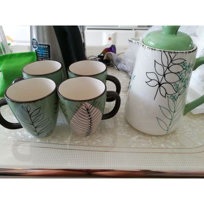 Bộ Bình nước cao cấp sứ tráng men phong cách NHẬT BẢN