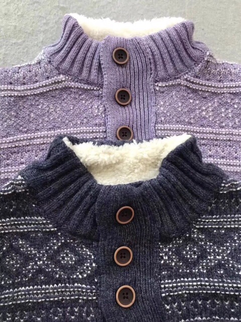 Áo len cổ lông cừu Zara