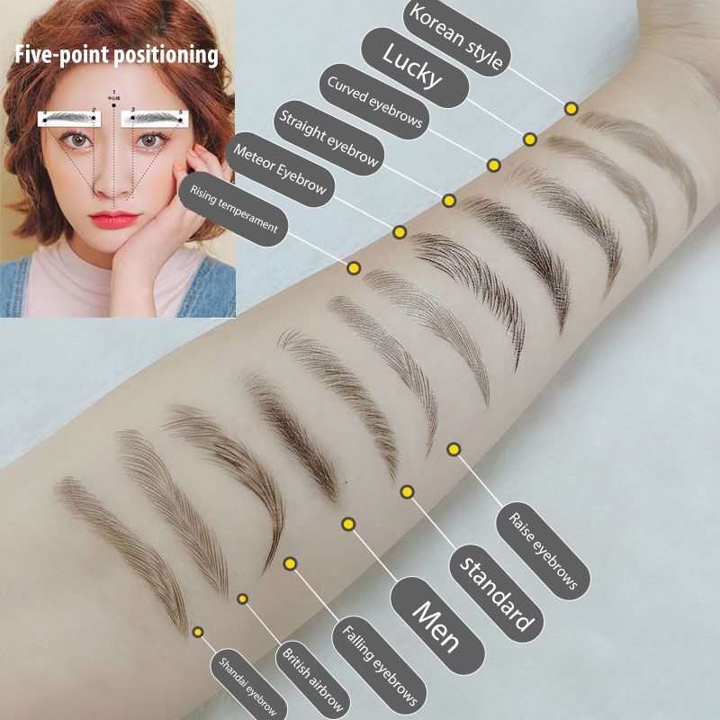 Miếng dán lông mày 4D bán vĩnh viễn chống thấm nước bền với nhiều kiểu dáng | BigBuy360 - bigbuy360.vn