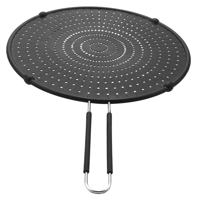 Nắp Đậy Chống Dính Dầu Mỡ Bằng Silicone 32cm Cho Chảo Chiên