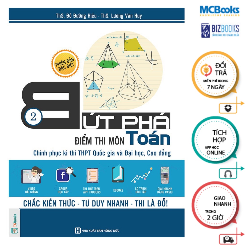 Sách - Bứt Phá Điểm Thi Môn Toán 2 – Phiên Bản Đặc Biệt 2019