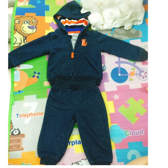 Set bộ nỉ hiệu GYMBOREE cho bé trai từ 7-9kg